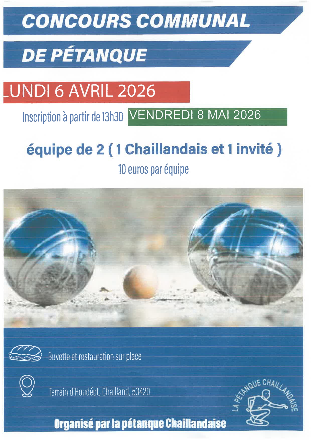concours pétanque