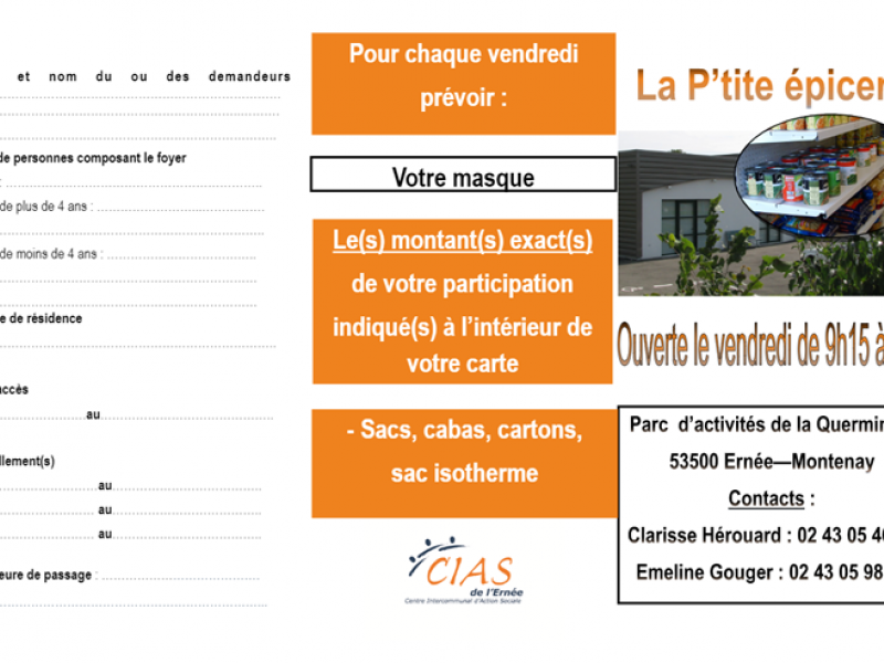 Affiche La P'tite épicerie